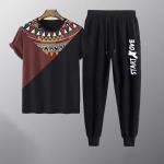 Cotton T-Shirt and Trouser Set | Comfortable & Stylish Men's Wear