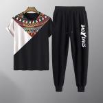 Cotton T-Shirt and Trouser Set | Comfortable & Stylish Men's Wear