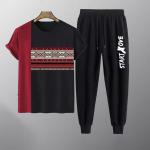 Cotton T-Shirt and Trouser Set | Comfortable & Stylish Men's Wear