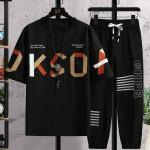Cotton T-Shirt and Trouser Set | Comfortable & Stylish Men's Wear