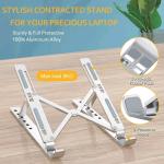 portable, adjustable, and foldable laptop stand