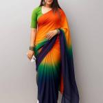 Rongdhonu Georgette sharee