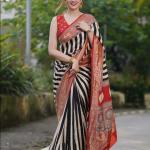 Digital Print Silk Sharee