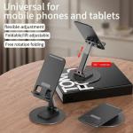 Adjustable & Foldable Phone/Tablet Holder | 360 Degree Metal Mobile Stand