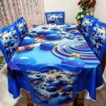 ওয়াটারপ্রুফ 3d ডাইনিং টেবিলের কাভার
